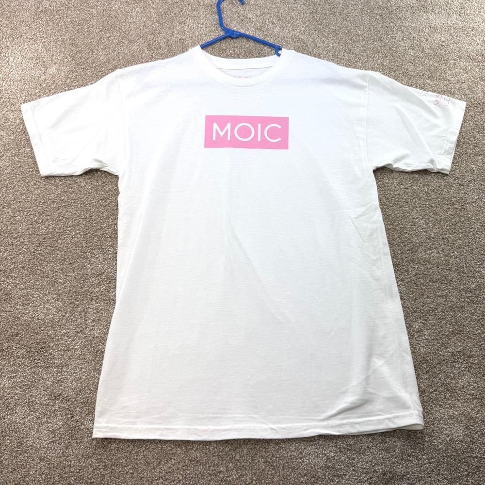 Museum of Ice Cream MOIC T-Shirt Medium White Pink Souvenir Streetwear Novelty